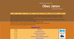 Desktop Screenshot of janovuhrenska.cz
